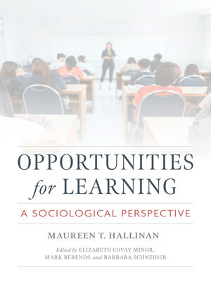cover image of Opportunities for Learning